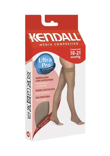 Meia 7/8 Kendall Média Compressão sem Ponteira