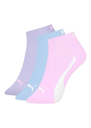 Kit 3 Pares de Meias Cano Curto Puma 4725-001