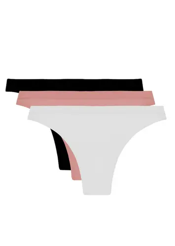 Kit com 3 Calcinhas Tanga Trifil 4403