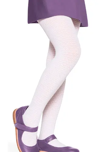 Meia Calça Infantil Fio 40 Rendinha Lobinha 2534-001