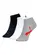 Kit 3 Pares de Meias Infantil Cano Curto Puma 2710-001/003