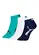 Kit 3 Pares de Meias Infantil Cano Curto Puma 2710-001/003