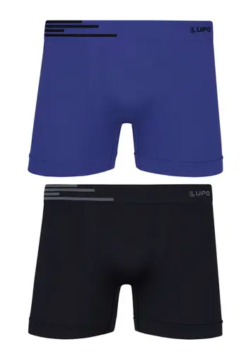 Kit com 2 Cuecas Boxer Lupo 436-088
