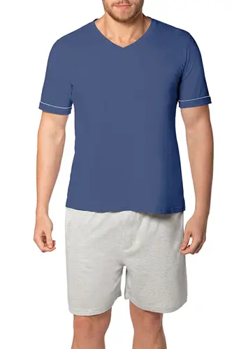 Pijama Masculino Curto Lupo 28000-001