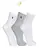 Kit 3 Pares de Meias Esportiva Cano Médio Lupo 3245-089