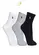 Kit 3 Pares de Meias Esportiva Cano Médio Lupo 3245-089