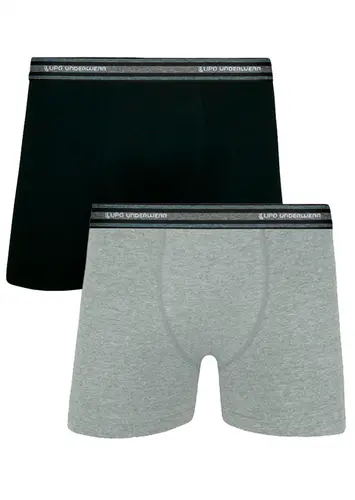 Kit com 2 Cuecas Boxer Lupo 523-088
