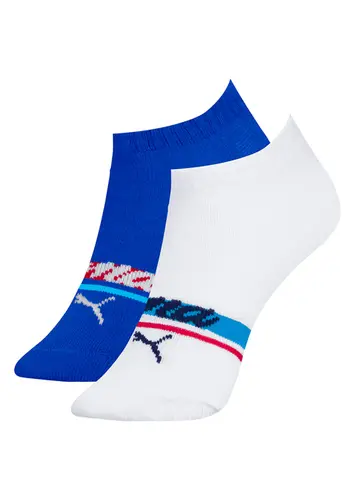 Kit 2 Pares de Meias Infantil Cano Curto Puma 2755-002/001
