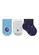 Kit 3 Pares de Meias Bebê Cano Curto Selene 1360-002