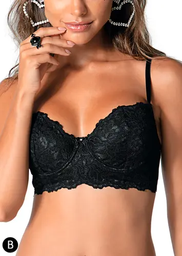 Sutiã com Aro e sem Bojo Candy Baby Demillus 64291 Taça B