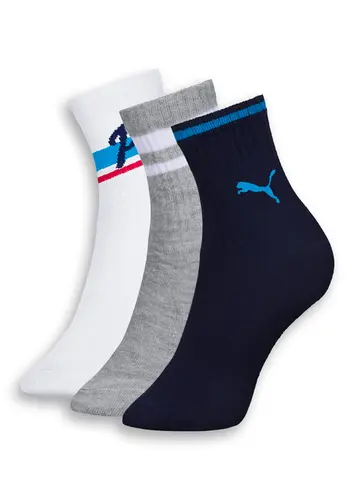 Kit 3 Pares de Meias Infantil Cano Longo Puma 2720-001