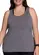 Camiseta Regata Feminina Selene 24945-001 Plus Size