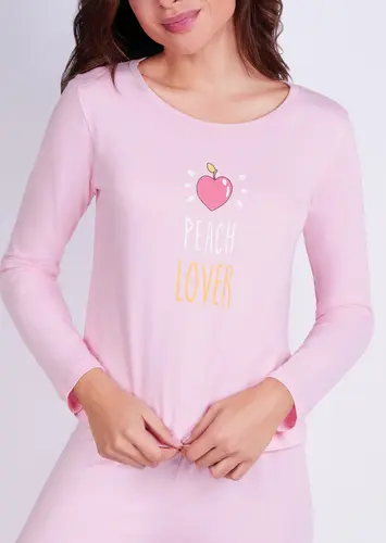 Pijama Feminino Longo Lupo 24417-001