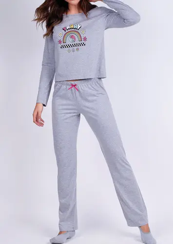 Pijama Feminino Longo Lupo 24430-001