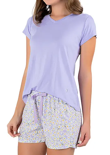Pijama Feminino Curto Podiun 235021
