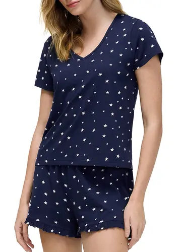 Pijama Feminino Curto Hering 7byp