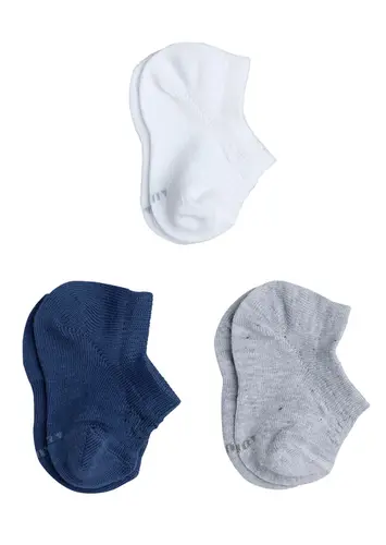 Kit 3 Pares de Meias Bebê Invisível Lupo 2127-089