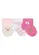 Kit 3 Pares de Meias Bebê Cano Curto Selene 1150-001