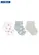 Kit 3 Pares de Meias Bebê Cano Curto Selene 1150-001
