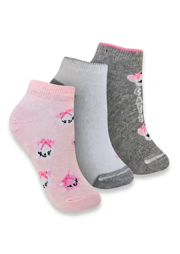 Kit 3 Pares de Meias Infantil Cano Curto Trifil 5027