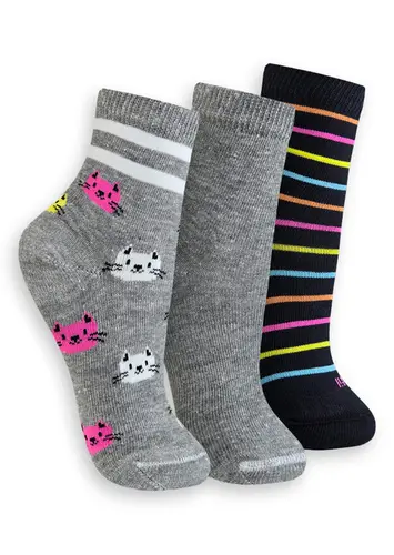 Kit 3 Pares de Meias Infantil Cano Médio Trifil 5028