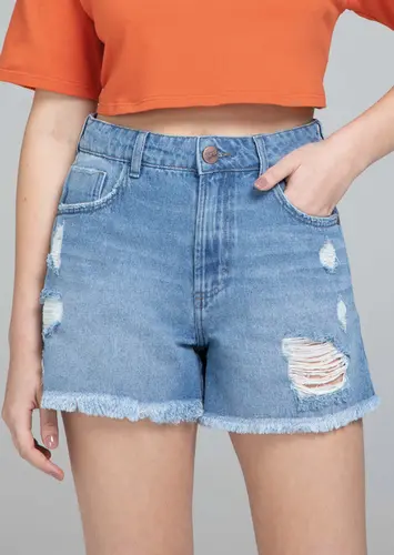 Shorts Feminino Comfort High 1000109869