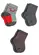 Kit 3 Pares de Meias Infantil Cano Médio Lupo 2000-989
