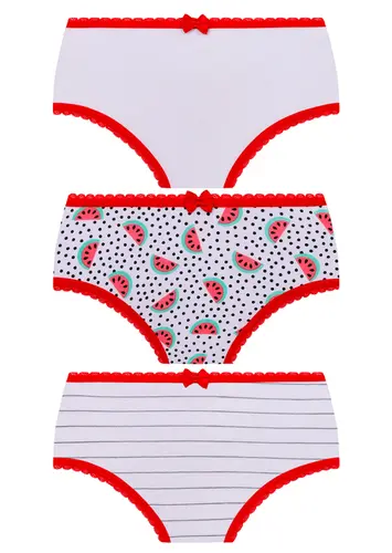 Kit com 3 Calcinhas Infantil Lobinha  18100-089