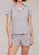 Pijama Feminino Curto com Abertura Hering 7byd