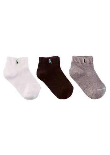Kit 3 Pares de Meias Infantil Cano Curto Lupo 2725-089