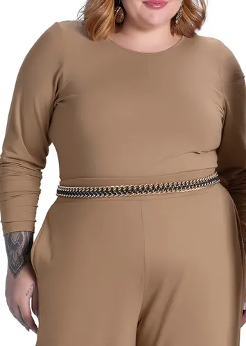 Blusa Feminina Marialicia 52118 Plus Size