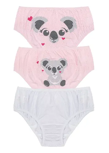Kit com 3 Calcinhas Infantil Sanny 212946