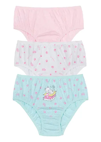 Kit com 3 Calcinhas Infantil Sanny 212962