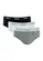 Kit com 3 Cuecas Slip Mash 010.04e Plus Size