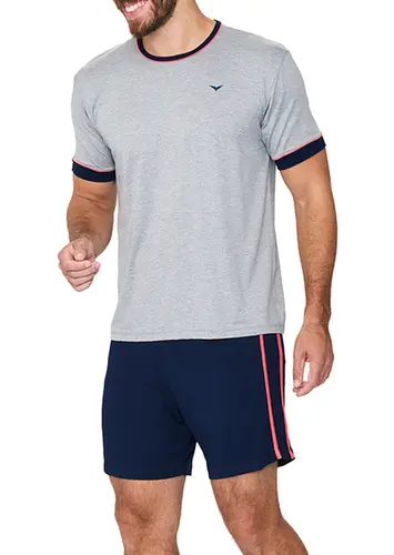 Pijama Masculino Curto Podiun 258054
