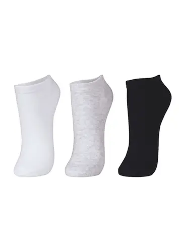 Kit 3 Pares de Meias Cano Curto Puket 85471