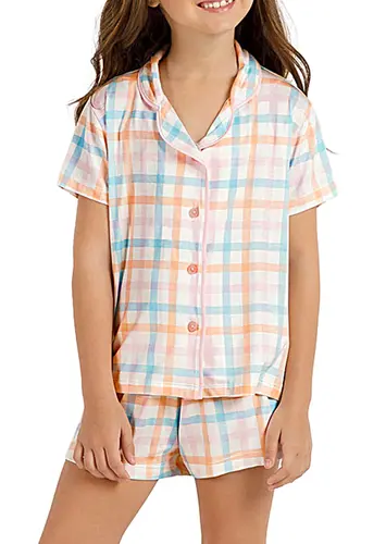 Pijama Infantil Menina Curto com Abertura Cor com Amor 2050063