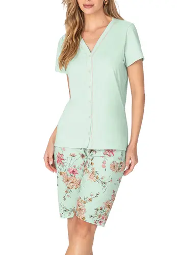 Pijama Feminino Curto com Abertura Malwee 1000121151