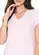 Camisola Feminina Curta com Abertura Podiun 256046