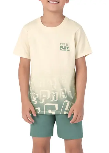Pijama Infantil Menino Curto Malwee 1000122845