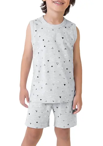 Pijama Infantil Menino Curto Malwee 1000125127