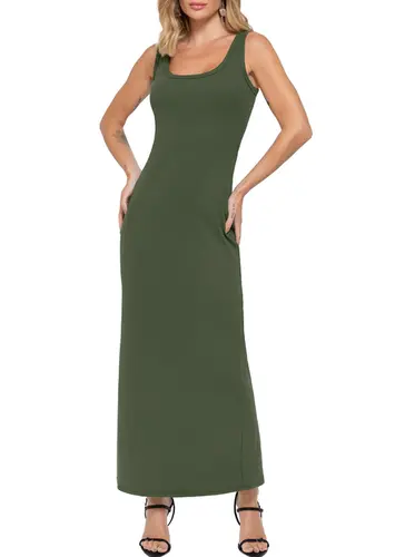 Vestido Longo Justo Enfim 1000125329