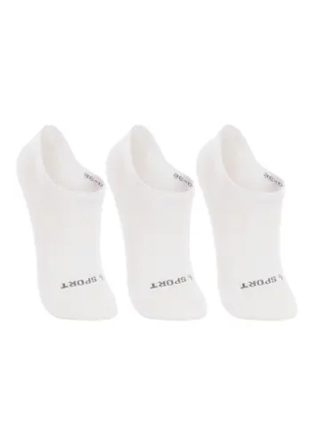 Kit 3 Pares de Meias Infantil Invisível Lupo 2170-089