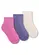 Kit 3 Pares de Meias Infantil Cano Curto Selene 2940-001