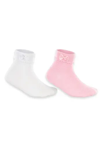 Kit 2 Pares de Meias Bebê Cano Médio Lupo 2035-088