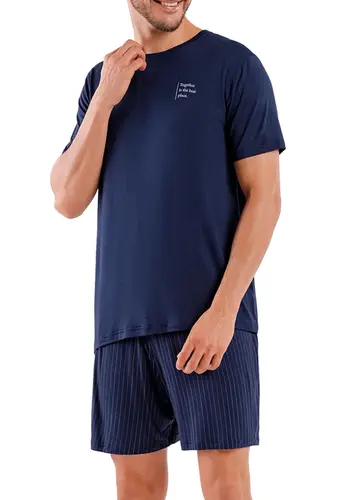 Pijama Masculino Curto Cor com Amor 2030125