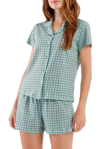 Pijama Feminino Curto com Abertura Cor com Amor 2010531