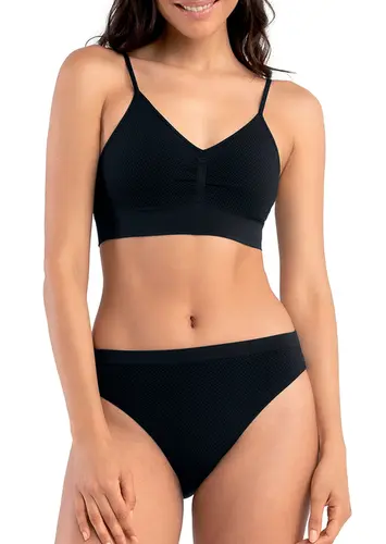 Look Top sem Aro e sem Bojo She 752.06 + Calcinha Biquíni She 742.08