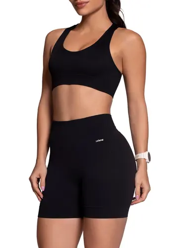 Look Top Feminino Nadador Selene 20916-002 + Shorts Feminino Selene 20922-002