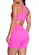Look Top Feminino Nadador Selene 20916-002 + Shorts Feminino Selene 20922-002